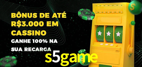 s5game melhor bônus de depósito