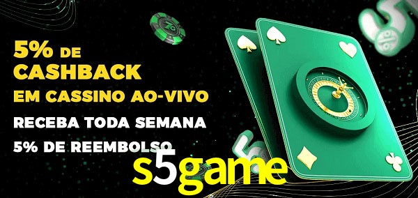 Promoções do cassino ao Vivo s5game